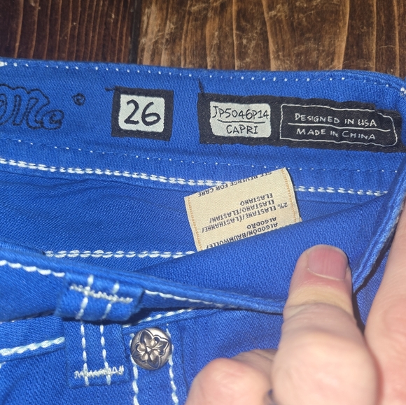 nwot miss me capris size 26 - Picture 5 of 8